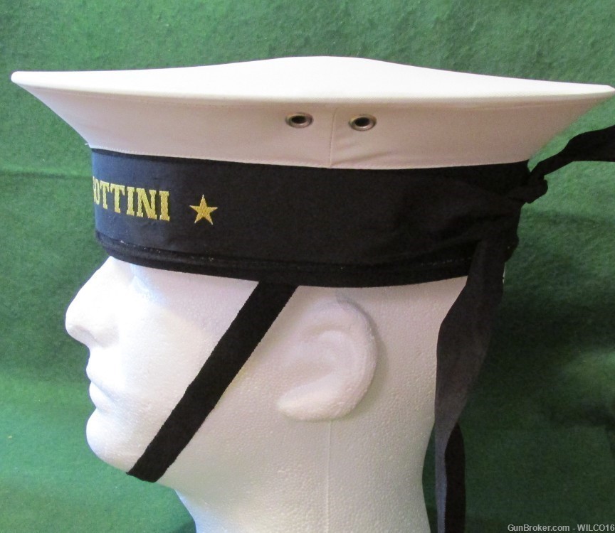 Vintage Italian Navy Pork Pie hat-img-1