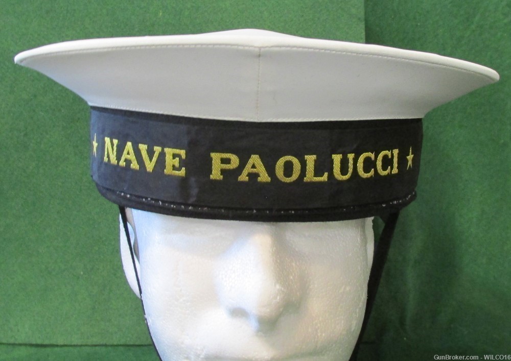 Vintage Italian Navy Pork Pie hat-img-0