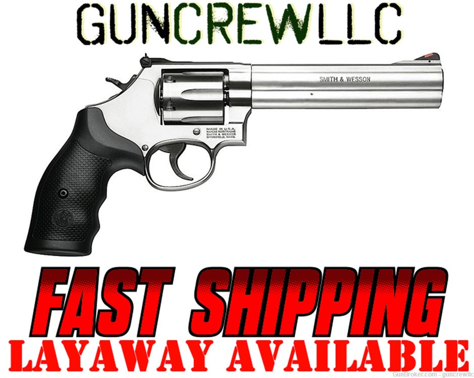 Smith & Wesson S&W 164224 686-6 Stainless SS 357 Mag 357Mag 6" Layaway-img-0