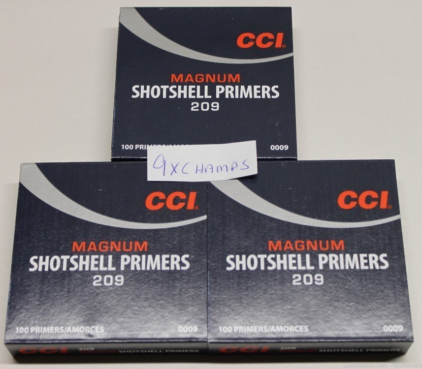 300 CCI 209M #209 Magnum Shot Shell Muzzleloader Muzzle Loader primers -img-0