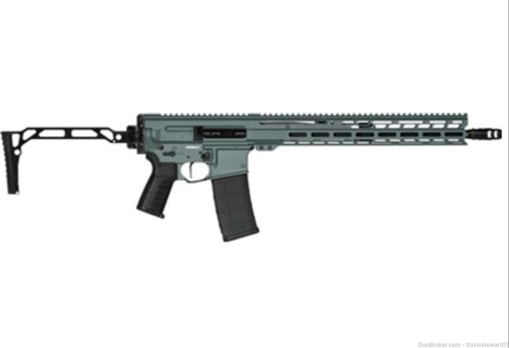 Cmmg Rifle Dissent Mk4 5.56mm 16" 30rd Green Folding Stock  Daniel Defense -img-0