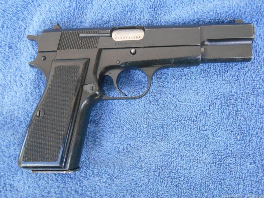 Hi Power 9mm Pistol Mfg. by Fabrique Nationale (FN) in Herstal, Belgium-img-0