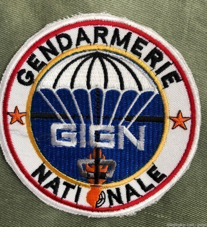 PATCH: GIGN FRANCE GENDARMERIE NATIONALE, Army Special Forces, Embroidery-img-0