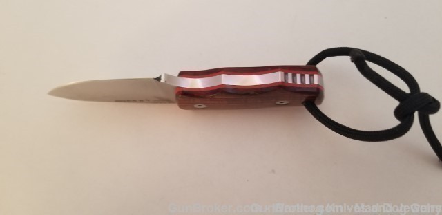 M. NIETO Mini Fixed Knife. Cocobolo Wood Handle. Stainless Steel Blade. N17-img-4