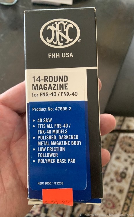 FN FNS-FNX 40 Smith & Wesson, 14 Round S&W Factory Mag-img-3