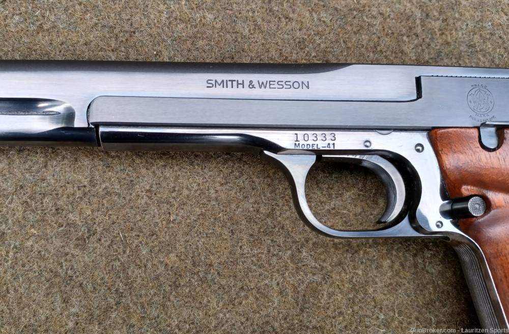 Early 1958 1st Edition-Smith and Wesson Model 41–22lr RARE and Desirable!-img-7