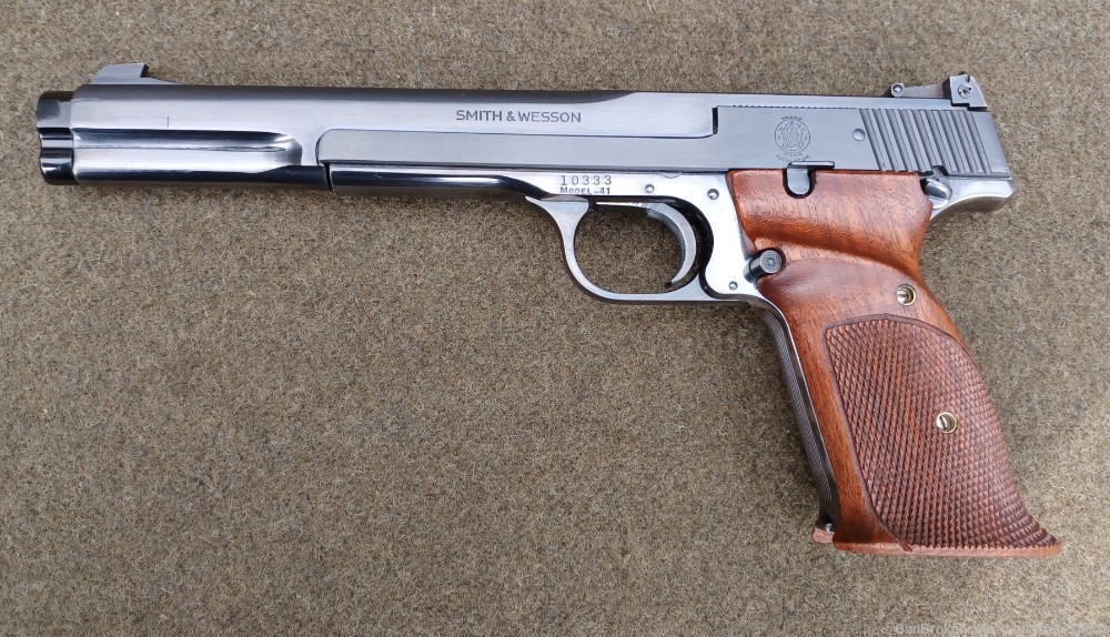 Early 1958 1st Edition-Smith and Wesson Model 41–22lr RARE and Desirable!-img-6