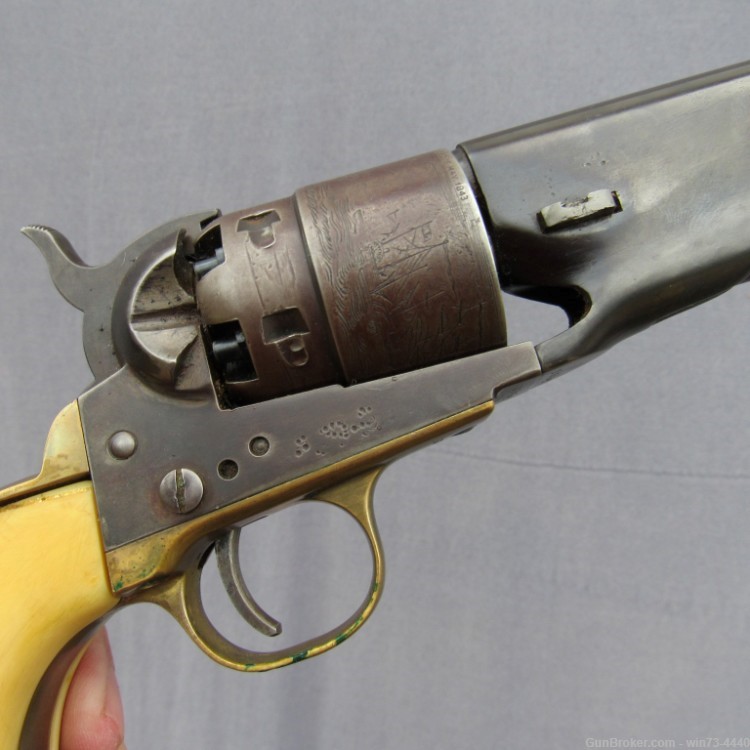 Early High Quality Colt 1860 Army Copy - Belgian Centaur - Centennial Arms-img-5