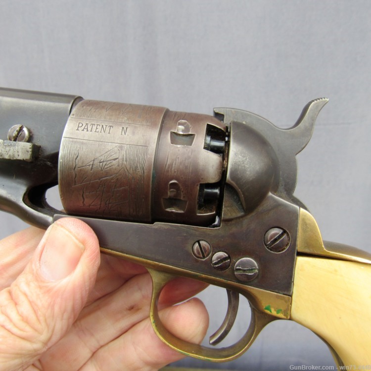 Early High Quality Colt 1860 Army Copy - Belgian Centaur - Centennial Arms-img-3