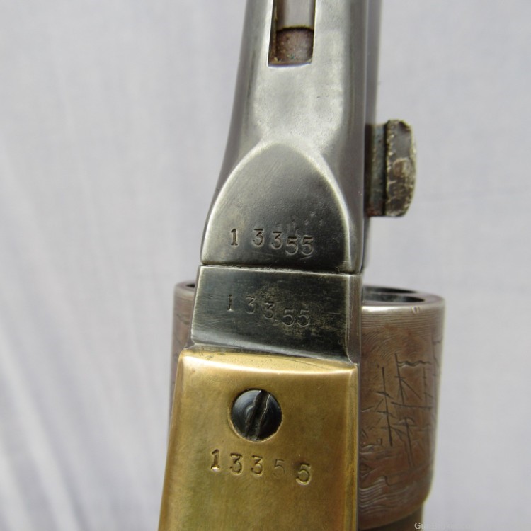 Early High Quality Colt 1860 Army Copy - Belgian Centaur - Centennial Arms-img-8
