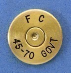 Federal FC 45-70 GOVT Brass Cartridge Hat Pin Tie Tac  Ammo Bullet-img-0