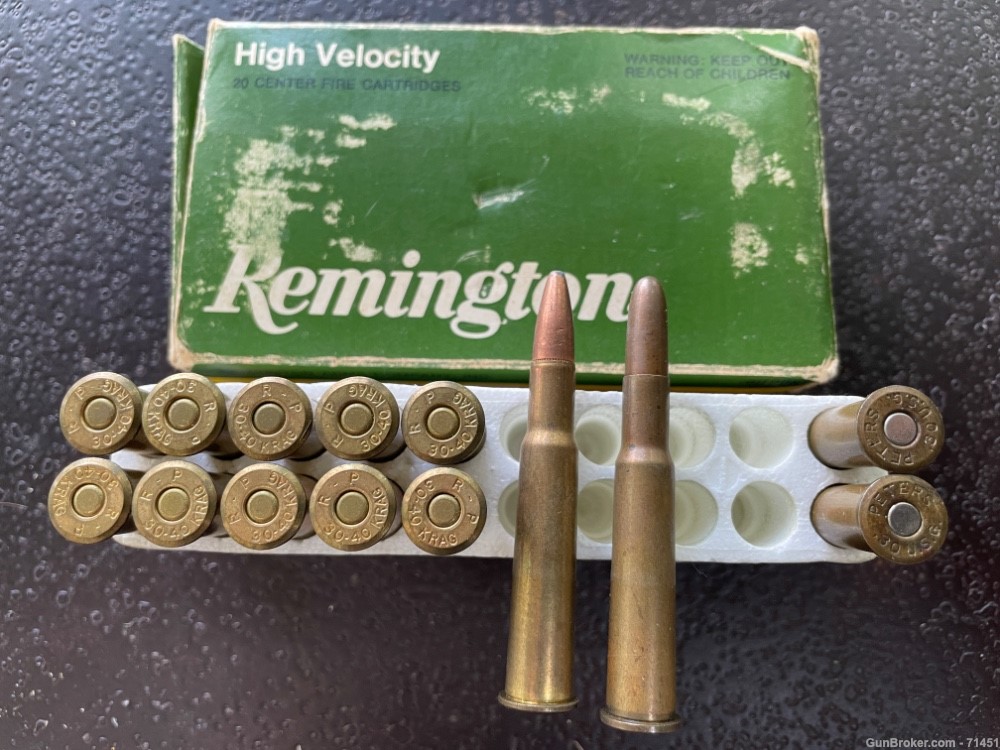 Remington Core-lokt 30-40 Krag(11 rounds) + .30cal U.S. Army(3 rounds)-img-2