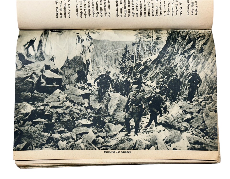 WW2 German Battle in Poland Norway Book photo WWII cross AH 1939 1940 NAMED-img-12