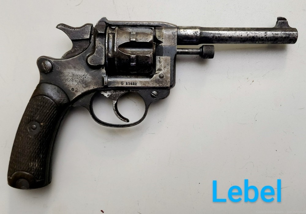 Lebel 1892 Revolver. 1902 Manufacture Date.-img-0