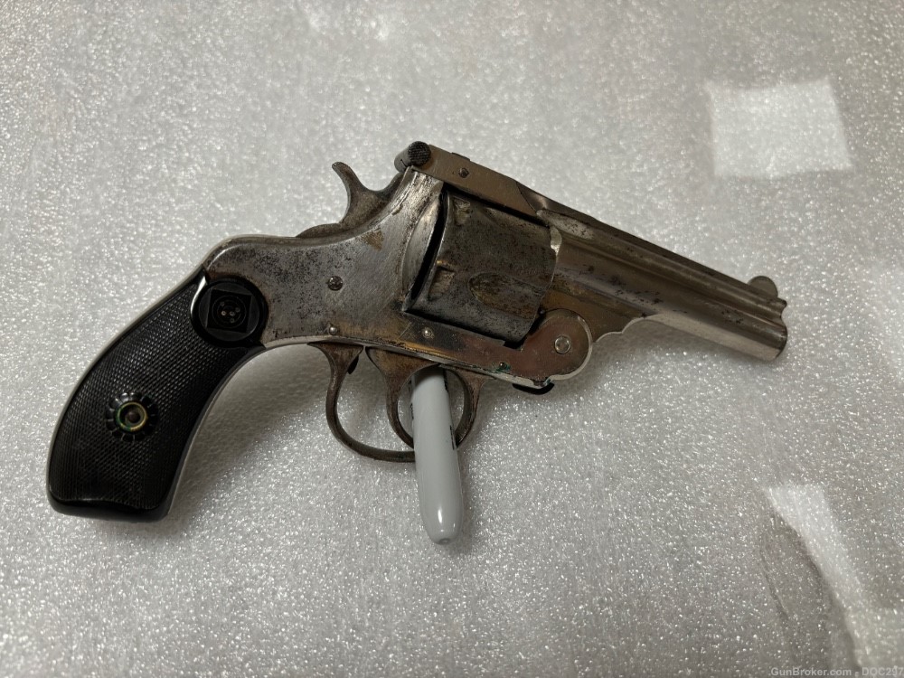 Antique Harrington & Richardson H&R TopBreak 38 S&W Revolver -img-4