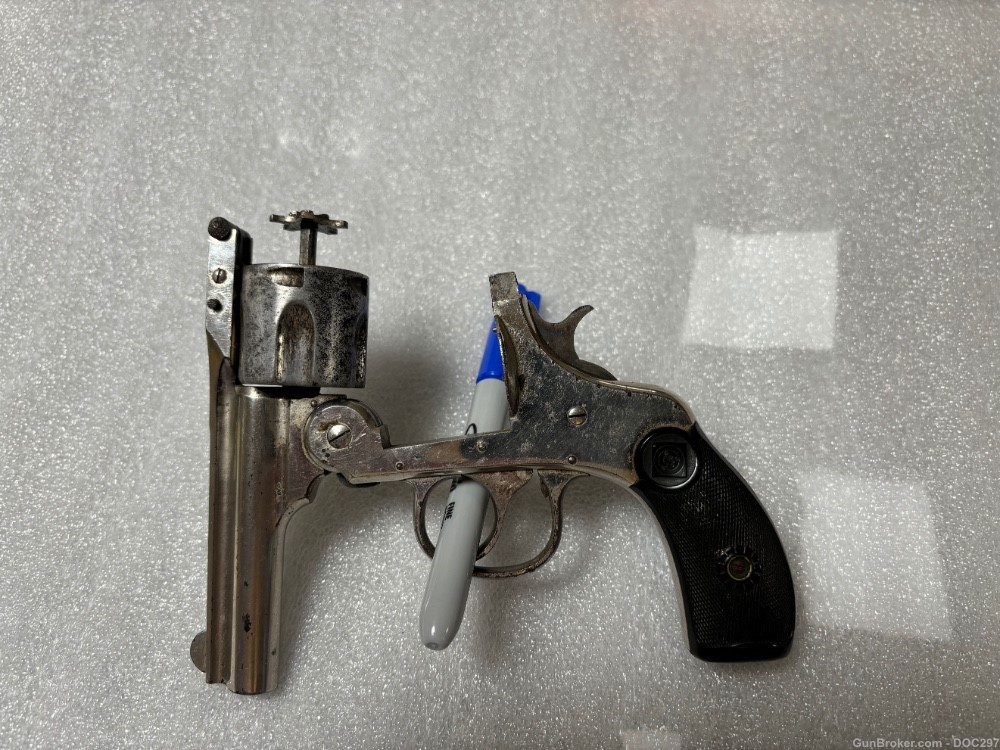 Antique Harrington & Richardson H&R TopBreak 38 S&W Revolver -img-3