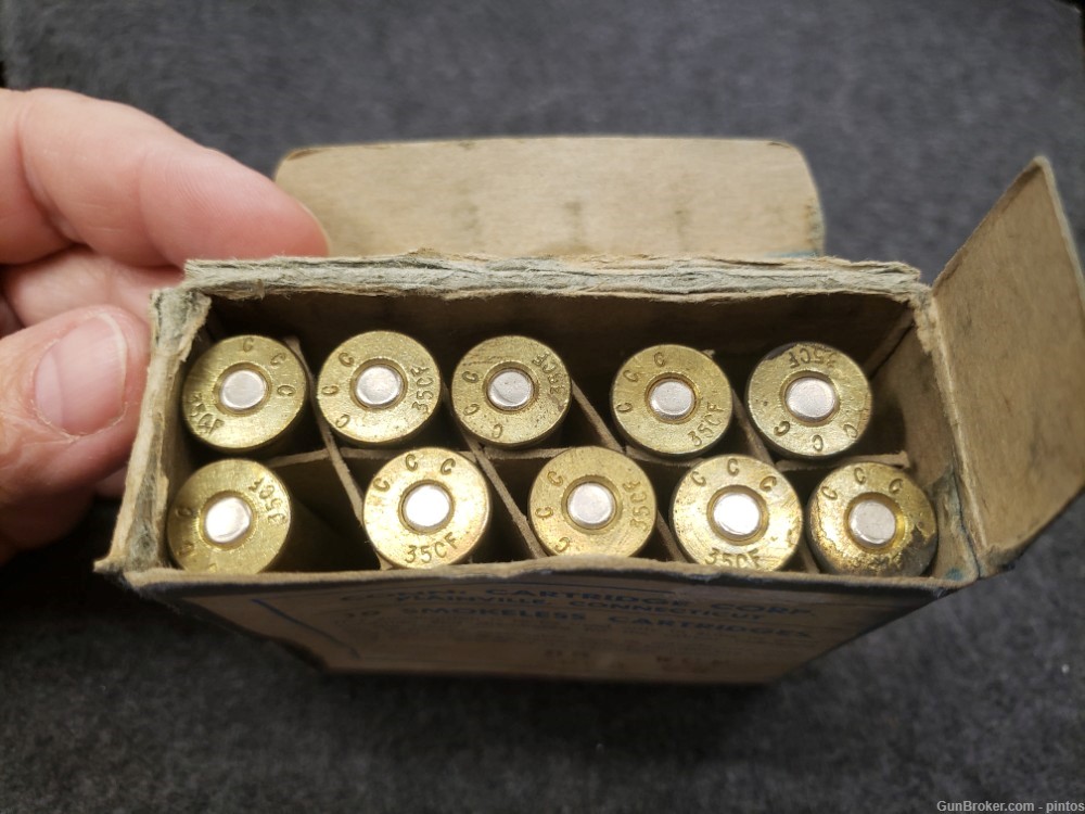 Vintage Conn Cartridge Corp 35 WCF ammo-img-2