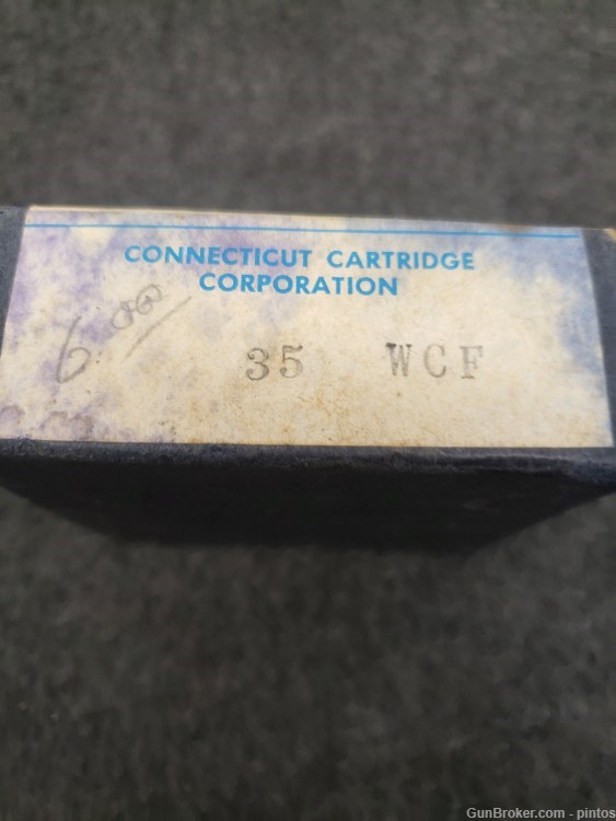 Vintage Conn Cartridge Corp 35 WCF ammo-img-1