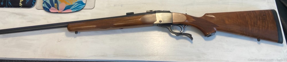 RUGER NUMBER 1 in 22-250 REM With 4-12X Burris Scope 1994 Manufacture-img-0