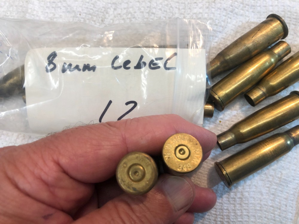 Reloading rifle brass. 8mm Lebel, .308, .303 British, 6.5 and 7.35 Carcano.-img-3