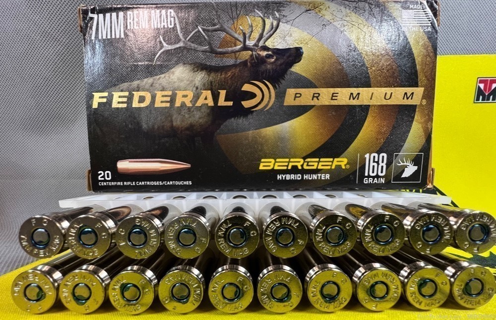 Federal Premium 7mm Rem. mag Ammunition. One Box. -img-0