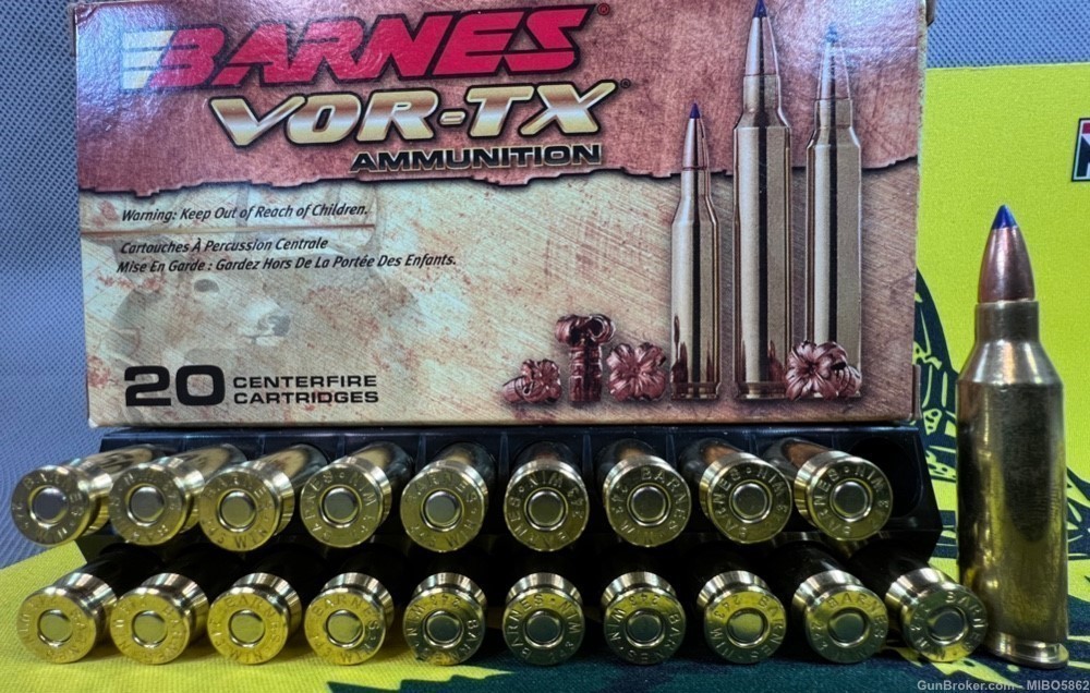 Barnes VOR-TX .243 Winchester Ammunition. One Box.  -img-3