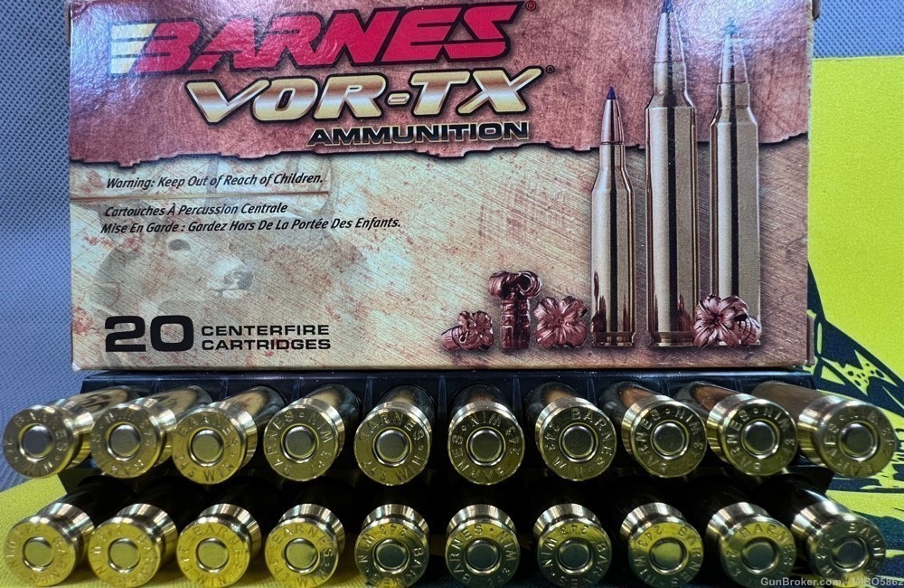Barnes VOR-TX .243 Winchester Ammunition. One Box.  -img-0