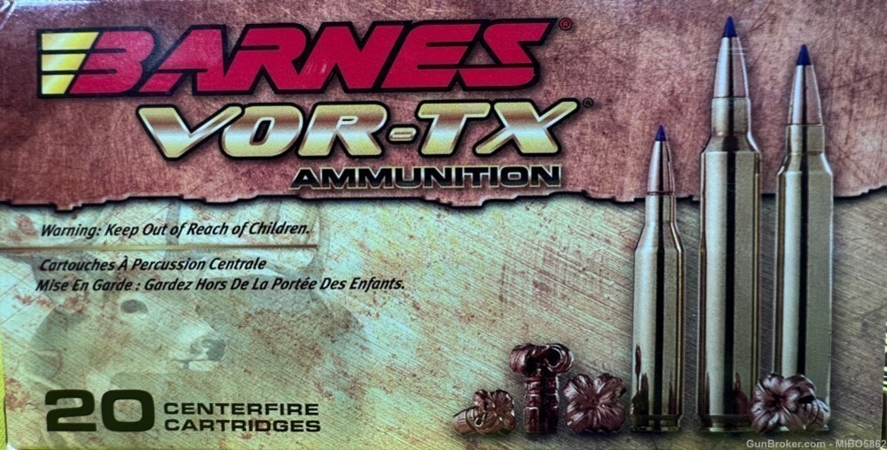 Barnes VOR-TX .243 Winchester Ammunition. One Box.  -img-2