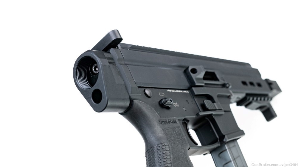 UTAS UT9M-BK6 Mini 9mm Pistol 6" Barrel 33RD Magazine-img-2