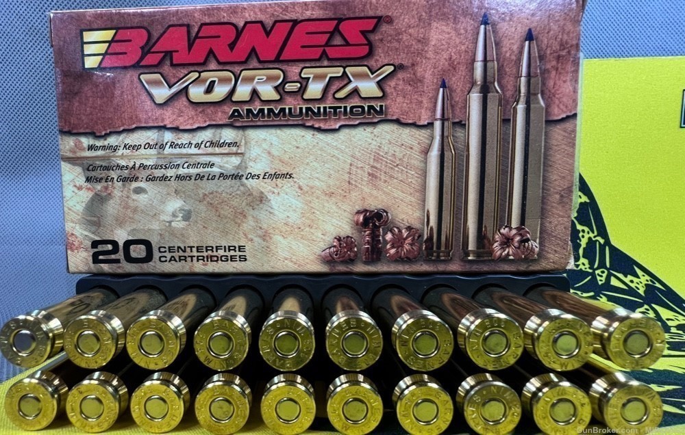Barnes VOR-TX .308 Winchester Ammunition. One Box. -img-0