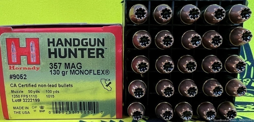 Hornady Handgun Hunter .357 mag Ammunition. One Box. -img-0