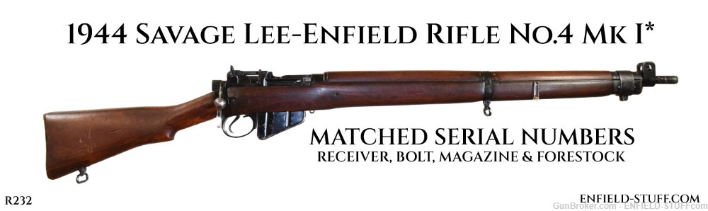 1944 Savage Lee-Enfield Rifle No.4 Mk I*-img-1