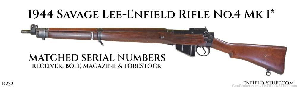 1944 Savage Lee-Enfield Rifle No.4 Mk I*-img-2