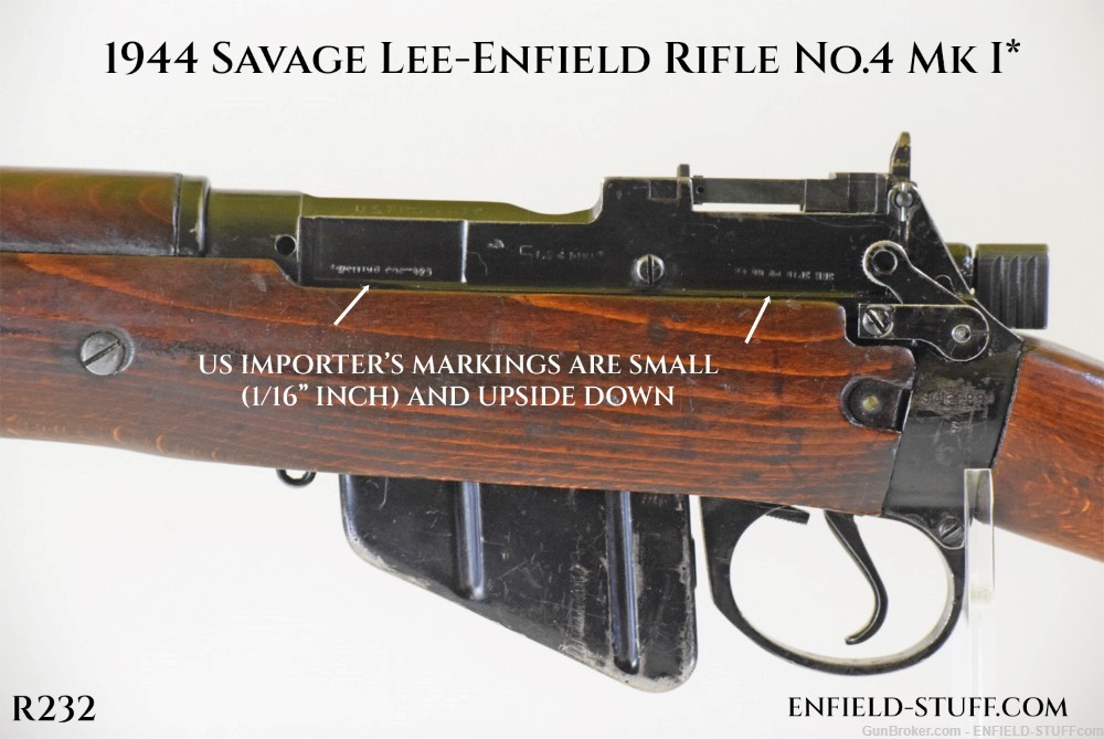 1944 Savage Lee-Enfield Rifle No.4 Mk I*-img-9
