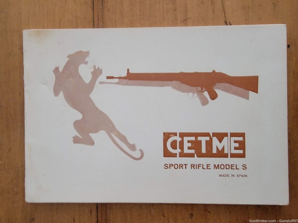 cetme sport rifle model s original instructions.-img-0