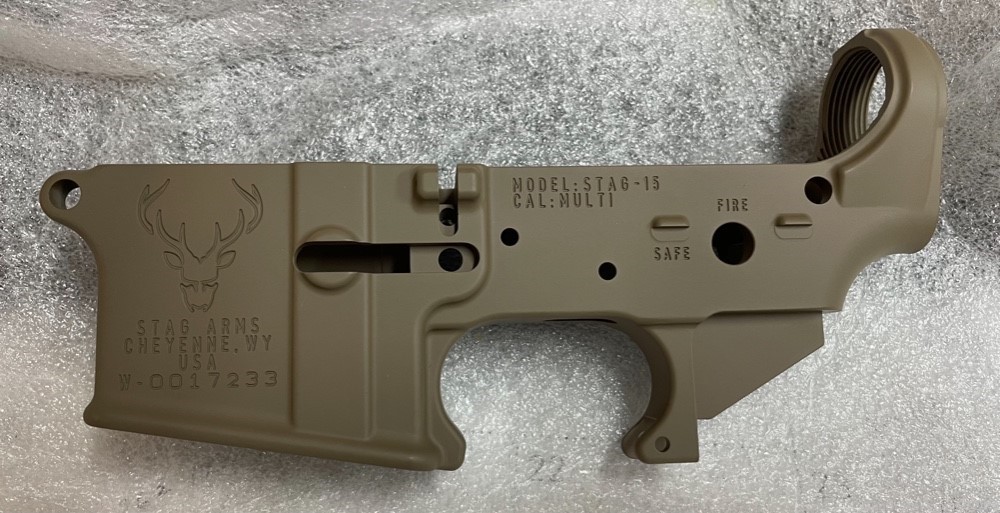 Stag 15 Stripped AR15 Lower Receiver FDE-img-0