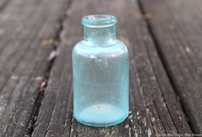 1800's Aqua Blue Bottle-img-3