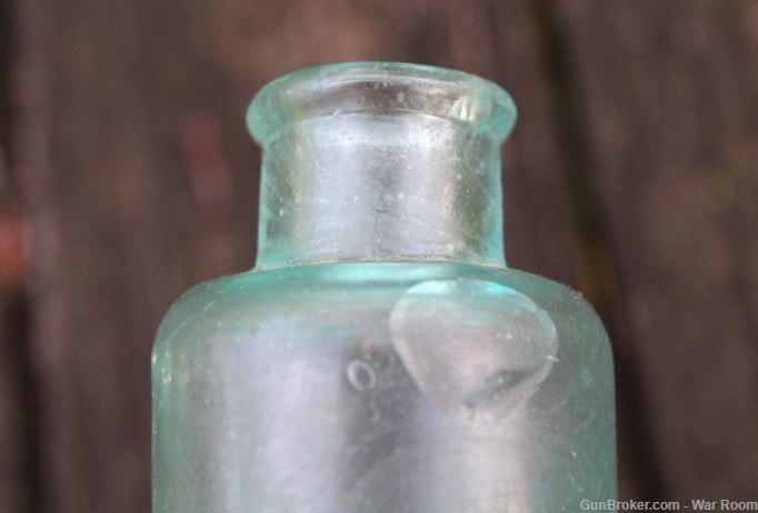 1800's Aqua Blue Bottle-img-6