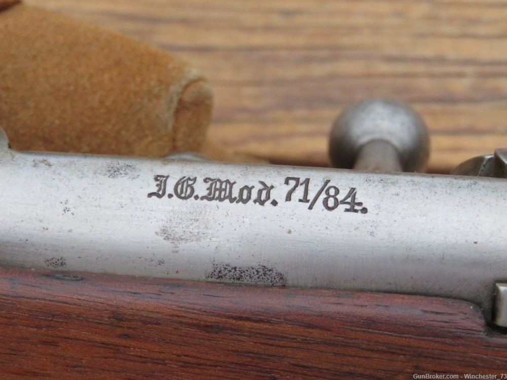 Mauser 1871 71/84 Regimental Markings 11x60R rifle 1887 ANTIQUE -img-43