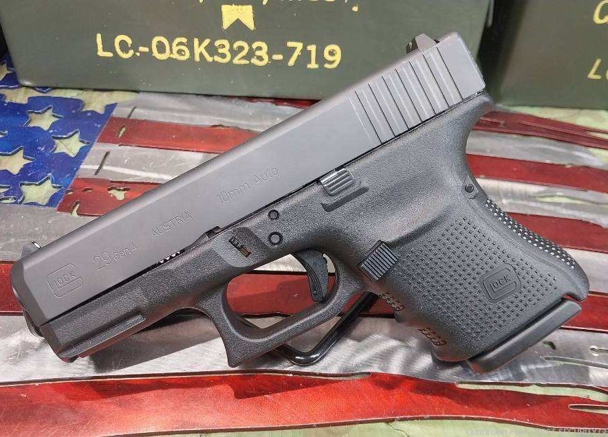 Brand NEW In The Box! Glock G29 GEN4 10MM 3 10RD Mags SUBCompact in Case-img-2