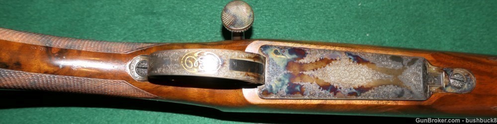 Waffen Jung .416 Rigby Engraved Case-Hardened Mauser Double Square Bridge -img-24