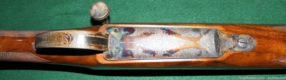 Waffen Jung .416 Rigby Engraved Case-Hardened Mauser Double Square Bridge -img-21