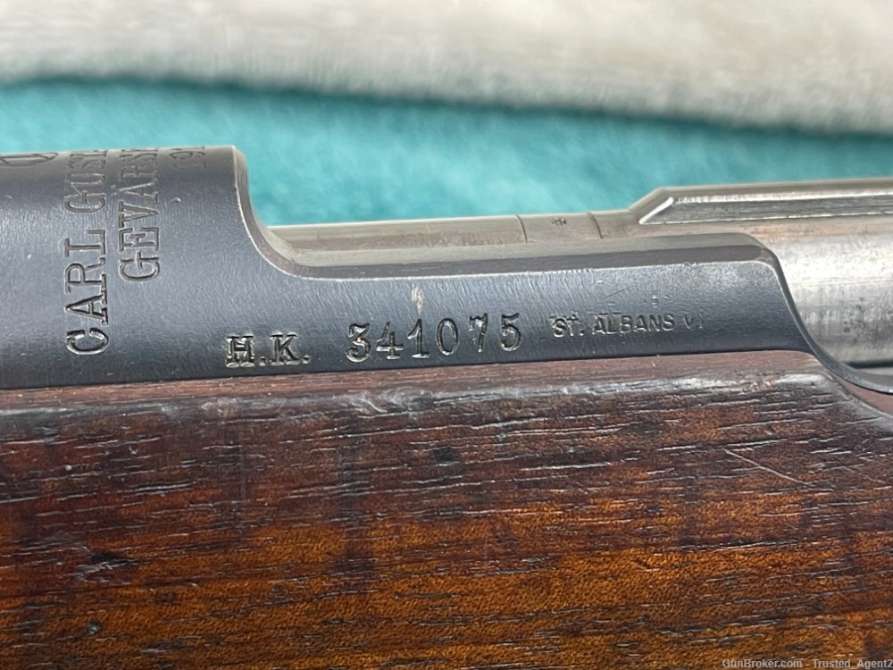 M96 1915 SWEDISH MAUSER  EXCELLENT CONDITION NICE BARREL W/ BAYONET (MC-04)-img-9