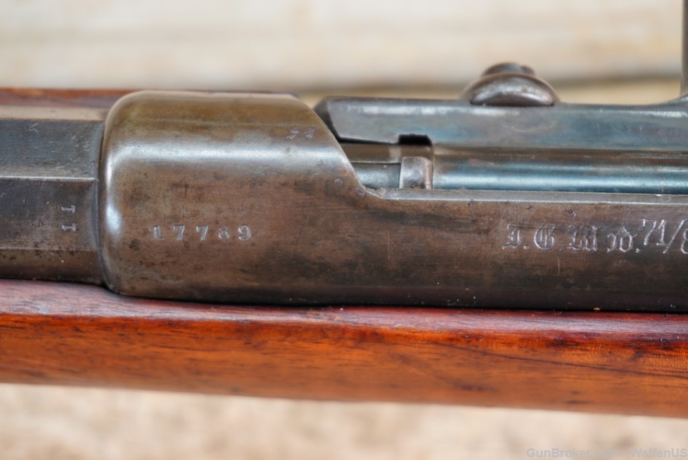 Mauser 71/84 UNIT MARKED 1871 1884 project gun needs work Antique -img-35