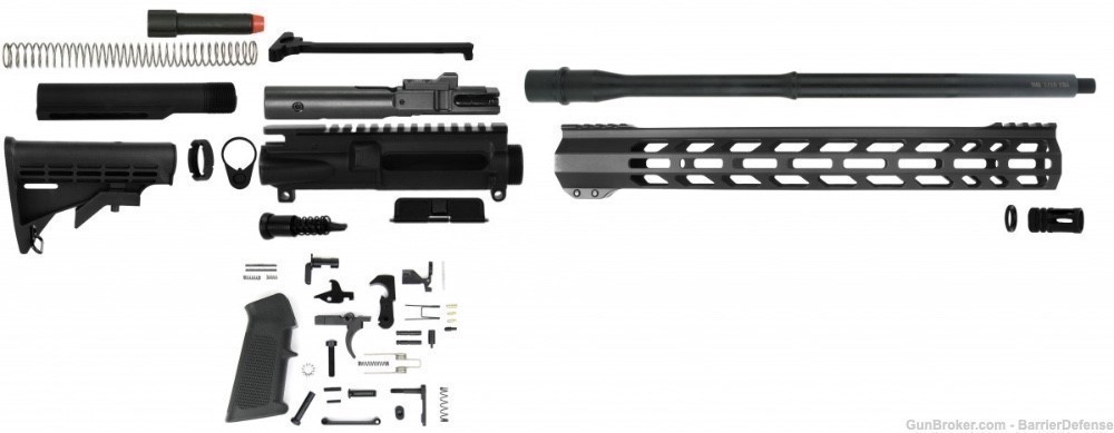 U-Build AR-15 9mm 16" Complete AR15 Kit Glock/Colt-img-0