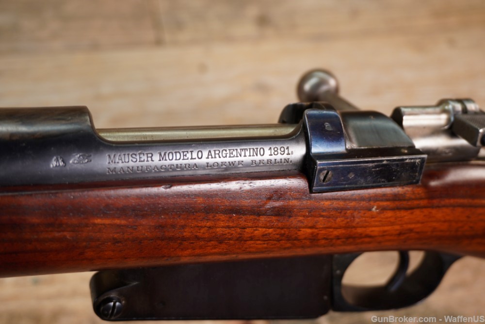 Argentine 1891 Mauser Infantry Rifle Loewe ANTIQUE high condition nice wood-img-32