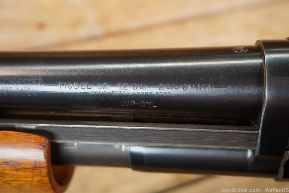 Winchester Model 12 12ga mfg c.1960 EXCELLENT C&R ok M12 26in bbl -img-34
