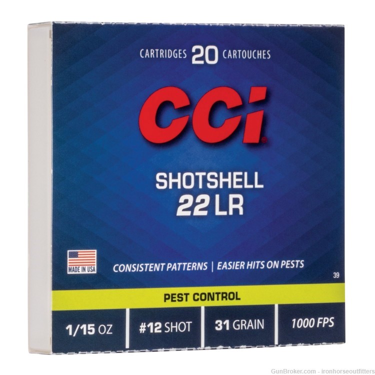 CCI Shotshell Ammunition 31 Grain #12 Shot 400 Rounds-img-0