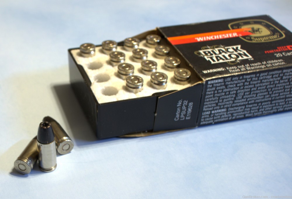 3 Boxes Winchester Black Talon 9mm Luger 147 GR. SXT SAME LOT              -img-5