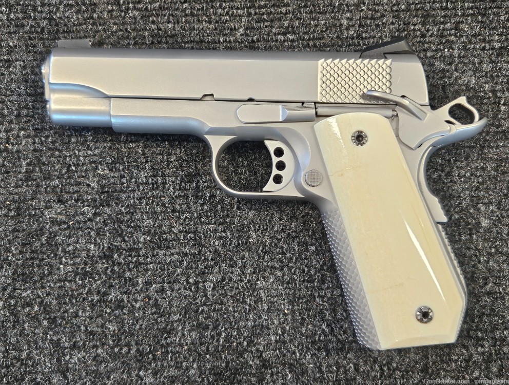 Ed Brown 1911 Kobra Carry 45 Bobtail with IVORY GRIPS!  Penny Start!-img-3